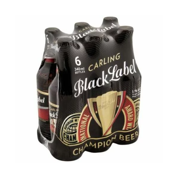 SAB BLACK LABEL 330 X 6 NRB SIX PACK
