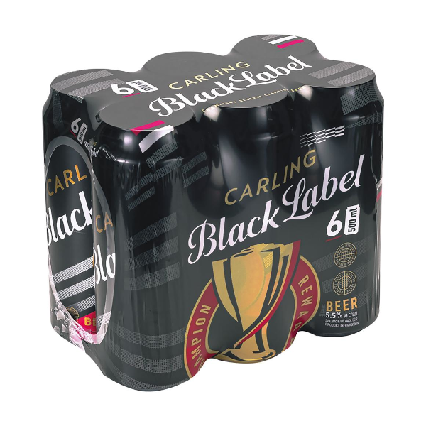 SAB BLACK LABEL 500ML X 6 SIX PACK
