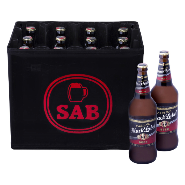 SAB BLACK LABEL 12 X 750ML INCL.EMP85021