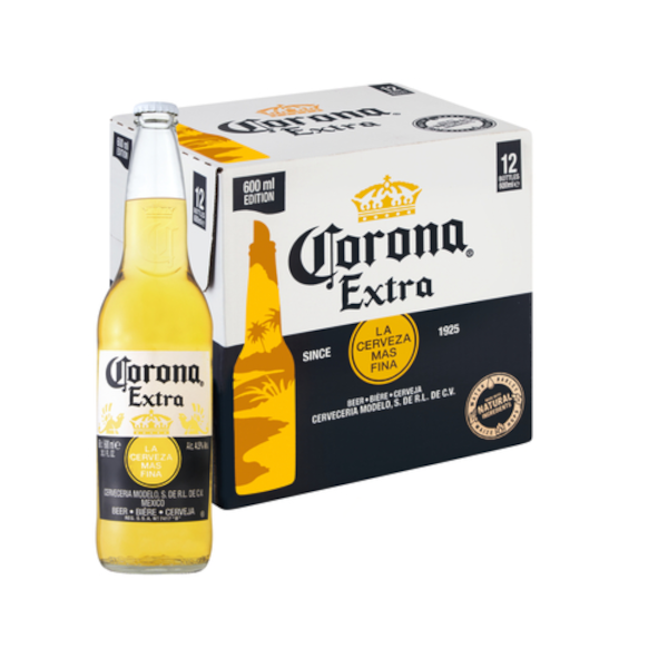 SAB CORONA 600ML X 12 NRB BOX 94824