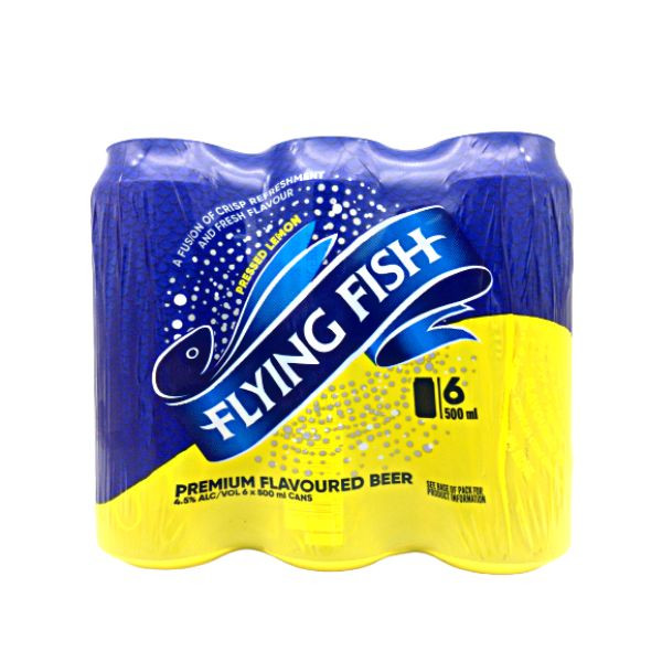 SAB FLY FISH LEMON 500ML X 6 SIX PACK