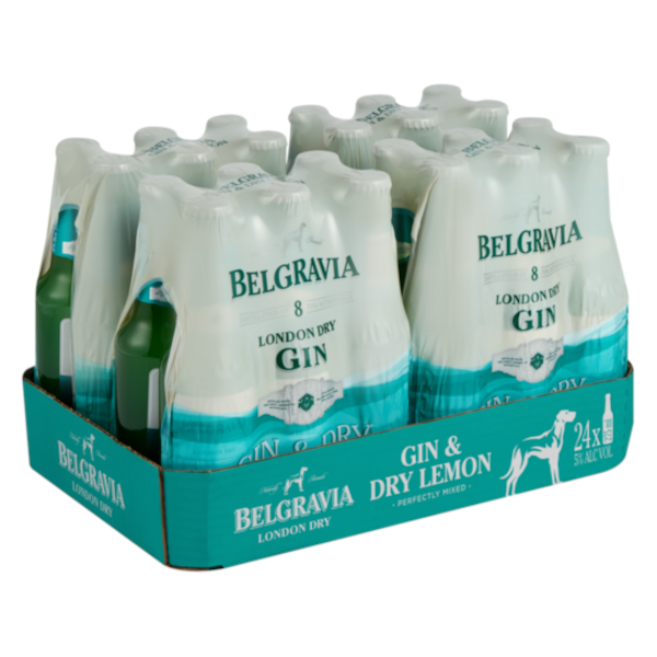 BELGRAVIA GIN 275ML X 24 - DRY LEMON