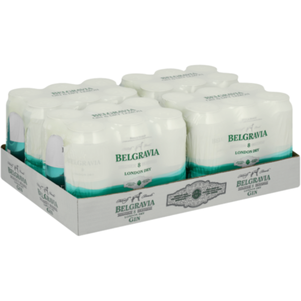 BELGRAVIA 440ML X 24 - GIN & DRY LEMON