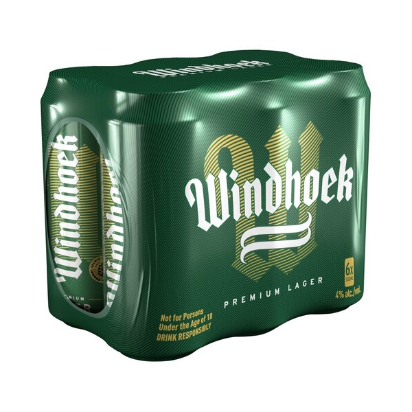 BEER WINDHOEK LAGER 500ML X 6