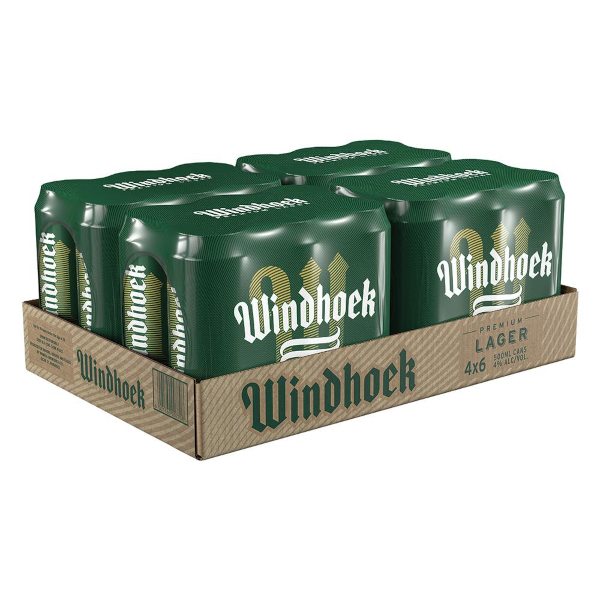 BEER WINDHOEK LAGER 500ML X 24