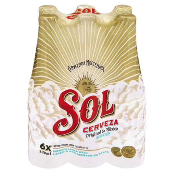 BEER SOL NRB 330ML X 6
