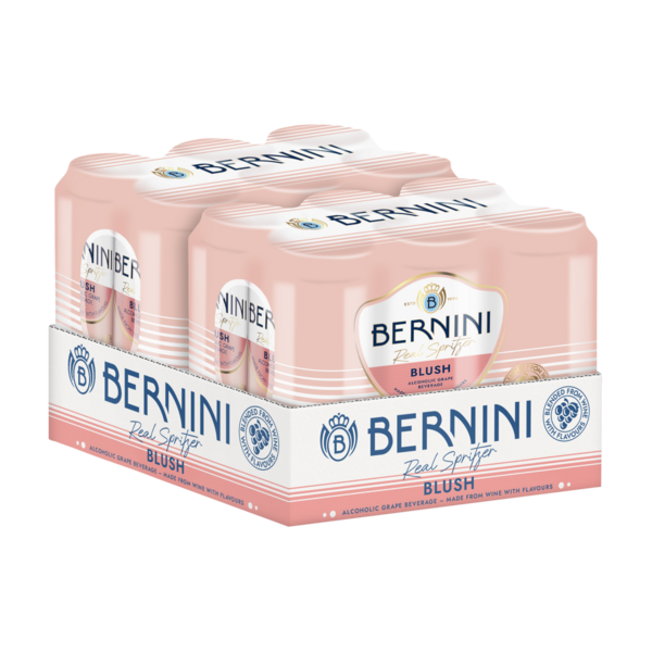 BERNINI 2 X 6 X 500ML - BLUSH